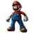 Mario Style Raw Vinyl Car Decal Sticker – Waterproof & UV-Resistant 4.0"