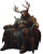Moose King Throne Armor Vinyl Car Decal Sticker – Waterproof & UV-Resistant 4.0"