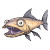 Nervous Sturgeon Cartoon Vinyl Car Decal Sticker – Waterproof & UV-Resistant 4.0"