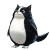 Penguin Cat Hybrid Vinyl Car Decal Sticker – Waterproof & UV-Resistant 4.0"