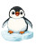 Penguin Chick Ice Floe Vinyl Car Decal Sticker – Waterproof & UV-Resistant 4.0"