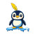 Penguin Yellow Feather Vector Vinyl Car Decal Sticker – Waterproof & UV-Resistant 4.0"