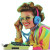 80S Ad Poster Woman Computer Vinyl Car Decal Sticker – Waterproof & UV-Resistant 4.0"