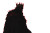 Evil King Silhouette Crown Vinyl Car Decal Sticker – Waterproof & UV-Resistant 6.0"