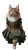 Norwegian Forest Cat Merida Dress Runway Vinyl Car Decal Sticker – Waterproof & UV-Resistant 4.0"