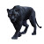 Realistic Cartoon Panther Black Vinyl Car Decal Sticker – Waterproof & UV-Resistant 4.0"