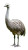 Realistic Ostrich Emu Vinyl Car Decal Sticker – Waterproof & UV-Resistant 4.85"