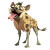 Scraggly Hyena Tongue Vinyl Car Decal Sticker – Waterproof & UV-Resistant 4.0"