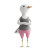 Seagull Character 3D Minimalistic Vinyl Car Decal Sticker – Waterproof & UV-Resistant 4.0"