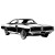 1970 Dodge Charger Rt Vinyl Car Decal Sticker – Waterproof & UV-Resistant 4.0"