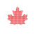 Canadian Maple Dots Logo Vinyl Car Decal Sticker – Waterproof & UV-Resistant 4.0"