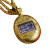 Egg Tamagotchi Keychain Gold Vinyl Car Decal Sticker – Waterproof & UV-Resistant 4.0"