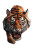 Fierce Tiger Vinyl Car Decal Sticker – Waterproof & UV-Resistant 4.0"