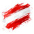 Austria Flag Brush Stroke Vinyl Car Decal Sticker – Waterproof & UV-Resistant 4.0"