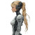 Blonde Female Robot Cyberpunk Vinyl Car Decal Sticker – Waterproof & UV-Resistant 4.0"