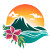 Hawaii Travel Logo Vinyl Car Decal Sticker – Waterproof & UV-Resistant 4.0"