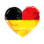 German Heart Learn Text Vinyl Car Decal Sticker – Waterproof & UV-Resistant 4.0"
