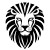 Lion Logo Black White Vinyl Car Decal Sticker – Waterproof & UV-Resistant 4.0"
