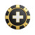 Luxury Casino Chip Logo Vinyl Car Decal Sticker – Waterproof & UV-Resistant 4.0"