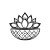 Mandala Basket Logo Bw Vinyl Car Decal Sticker – Waterproof & UV-Resistant 4.0"