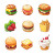 Mobile Game Food Icon Vinyl Car Decal Sticker – Waterproof & UV-Resistant 4.0"