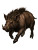 Stylized Wild Boar Dnd Vinyl Car Decal Sticker – Waterproof & UV-Resistant 4.11"