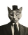 Surreal Cat Man Art Vinyl Car Decal Sticker – Waterproof & UV-Resistant 4.0"