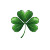 Three Leaf Clover Icon Vinyl Car Decal Sticker – Waterproof & UV-Resistant 4.0"