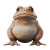 Toad Front View Vinyl Car Decal Sticker – Waterproof & UV-Resistant 4.0"
