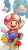 Toad Mario Crayon Style Vinyl Car Decal Sticker – Waterproof & UV-Resistant 4.0"