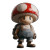 Toad Mushroom Humanoid Vinyl Car Decal Sticker – Waterproof & UV-Resistant 4.0"