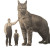 Vintage Giant Cat Boy Vinyl Car Decal Sticker – Waterproof & UV-Resistant 4.0"