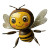 Vintage Toy Flying Bee Vinyl Car Decal Sticker – Waterproof & UV-Resistant 4.0"
