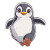 Walking Penguin Cute Happy Vinyl Car Decal Sticker – Waterproof & UV-Resistant 4.0"