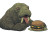 Walrus Eat Hamburger Cartoon Vinyl Car Decal Sticker – Waterproof & UV-Resistant 6.0"