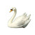 White Swan Pixar Style Vinyl Car Decal Sticker – Waterproof & UV-Resistant 4.0"