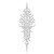 White Tribal Gothic Black Vinyl Car Decal Sticker – Waterproof & UV-Resistant 4.0"