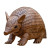 Wood Armadillo Toy Vinyl Car Decal Sticker – Waterproof & UV-Resistant 4.0"