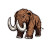 Wooly Mammoth Roaring Sticker Vinyl Car Decal Sticker – Waterproof & UV-Resistant 4.0"