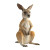 Young Kangaroo Smiling Sitting Vinyl Car Decal Sticker – Waterproof & UV-Resistant 4.0"