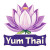 Yum Thai Logo Vinyl Car Decal Sticker – Waterproof & UV-Resistant 4.0"