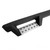Westin Automotive Nerf Bar - Truck Wheel To Wheel 56-5347252 HDX; With Drop Down Steps; With Bed Step; 3 Inch Square Straight; Powder Coated; Black; Stainless Steel; With Welded End Caps; Rocker Panel Mount