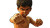 Fighting Pixel Kid Vinyl Car Decal Sticker – Waterproof & UV-Resistant 8"