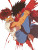 Kuwabara Punches Inuyasha Vinyl Car Decal Sticker – Waterproof & UV-Resistant 8"