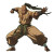 Anime Martial Monk Vinyl Car Decal Sticker – Waterproof & UV-Resistant 8"