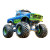 Blue Green Monster Truck Vinyl Car Decal Sticker – Waterproof & UV-Resistant 8" Blue Green Monster Truck Vinyl Car Decal Sticker – Waterproof & UV-Resistant 8"