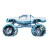 Short Monster Truck Vinyl Car Decal Sticker – Waterproof & UV-Resistant 8"