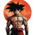 Sun Goku Vinyl Car Decal Sticker – Waterproof & UV-Resistant 8"