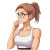 Anime Fitness Trainer Vinyl Car Decal Sticker – Waterproof & UV-Resistant 8"