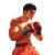 Boxing Man Portrait Vinyl Car Decal Sticker – Waterproof & UV-Resistant 8"